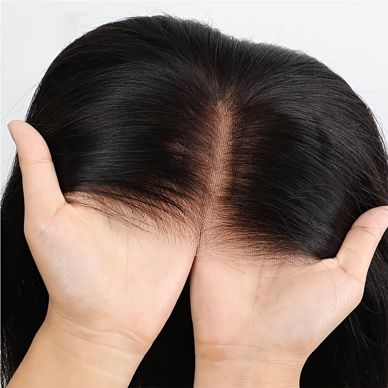 Long 13x6 Glueless Wig Long Straight Wig Human Hair Wig 13x6 Lace Front Human Hair Wig For Women Pre Plucked Natural Hairline With Baby Hair 180% Density