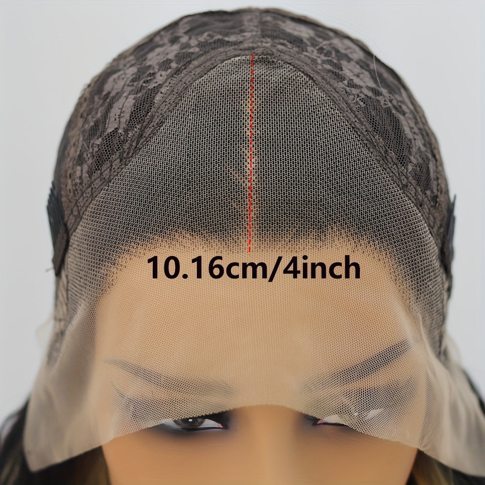 Glueless Straight Highlight Lace Front Wig