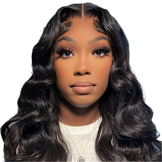 Super Thick Glueless Transparent Lace Front Hair Wigs
